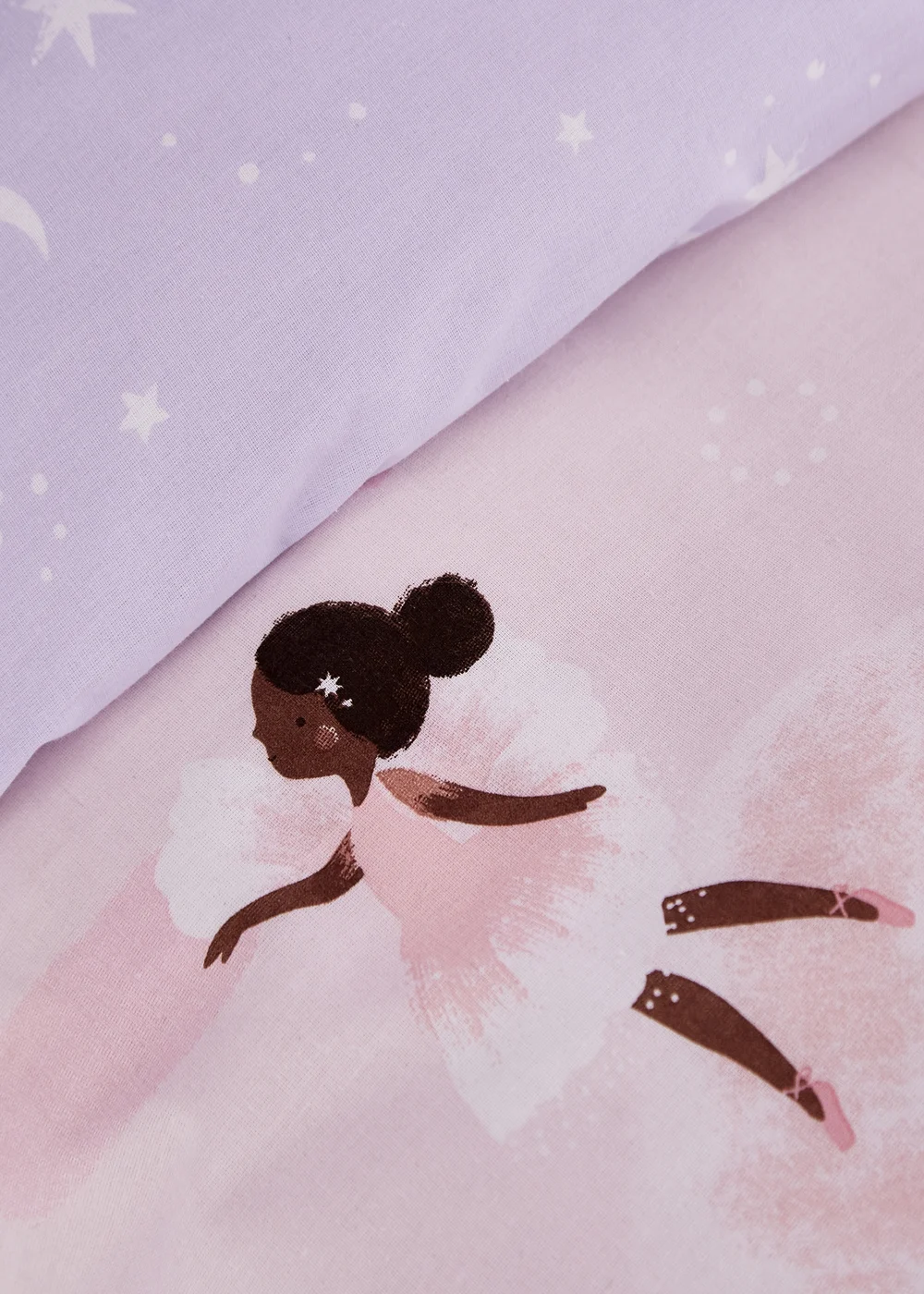 Catherine Lansfield Dancing Fairies Reversible Duvet Cover Set - Double Image 4
