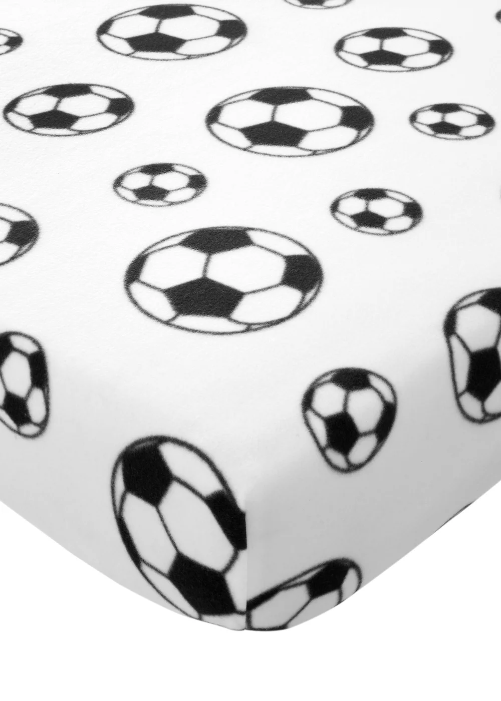 Catherine Lansfield Cosy Football Fleece Fitted Sheet - Junior Image 2