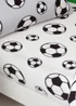 Catherine Lansfield Cosy Football Fleece Fitted Sheet - Junior Image 1