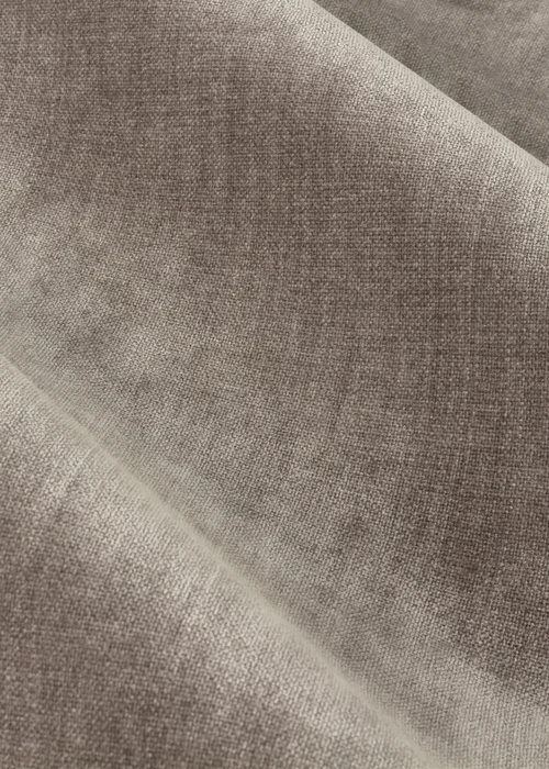 Yard Heavy Chenille Velvet Eyelet Curtains Greige - ZAC Image 5