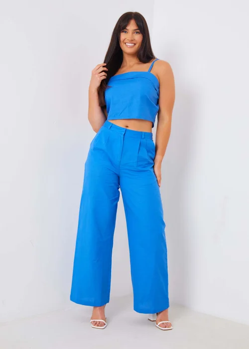In The Style Blue Cami Co Ord Top - 8 Image 3