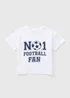 Kids White Football T-Shirt (1-7yrs) - 1 to 1 half years Image 1
