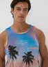 Orange Palm Sublimation Vest - Small Image 1