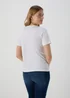 White Amalfi Graphic T-Shirt - Size 8 Image 2