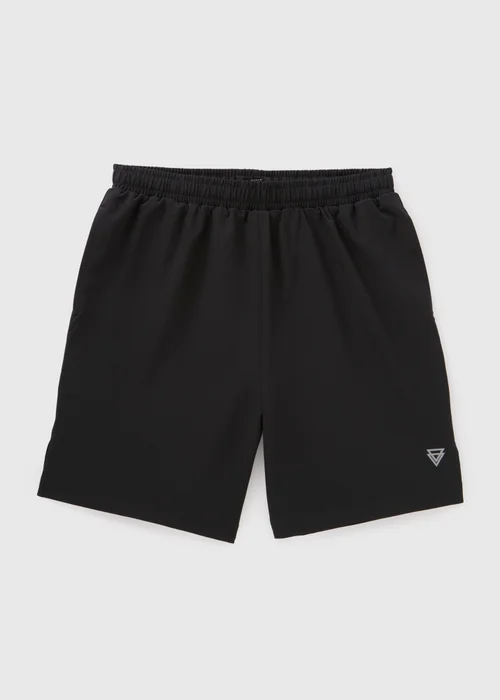 Boys Black Sports Shorts (7-15yrs) - 8 Yrs Image 1
