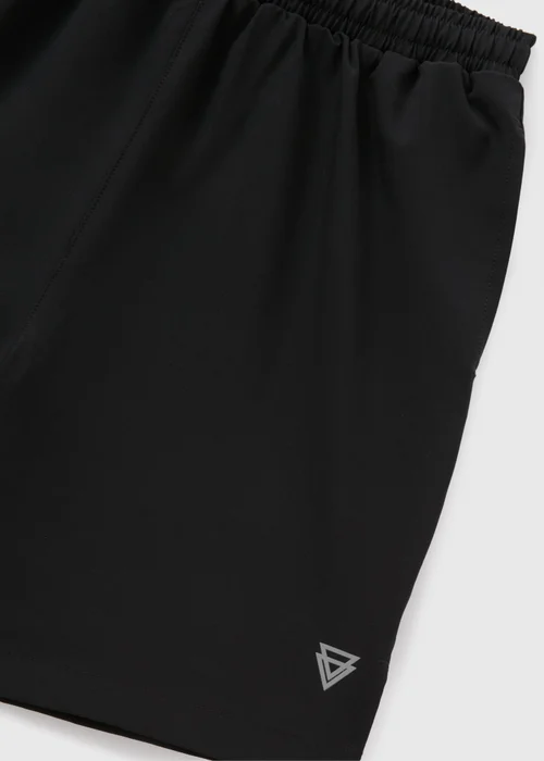 Boys Black Sports Shorts (7-15yrs) - 8 Yrs Image 2