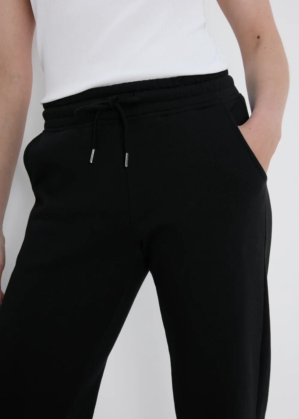 Black Essential Jogging Bottoms - S Image 3
