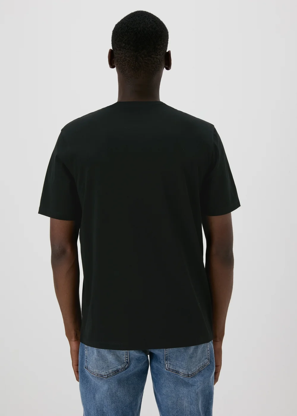 Black Mr Happy T-Shirt - S Image 2