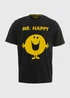 Black Mr Happy T-Shirt - S Image 5