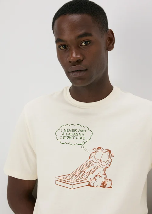 Garfield Ecru T-Shirt - S Image 3