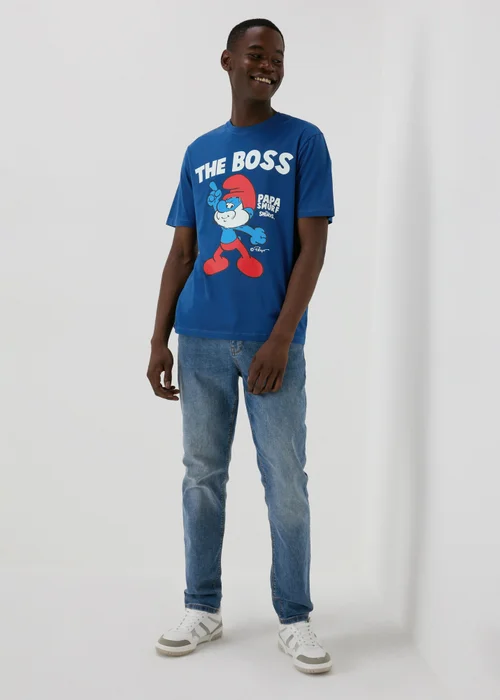 Smurfs Papa Blue T-Shirt - S Image 4