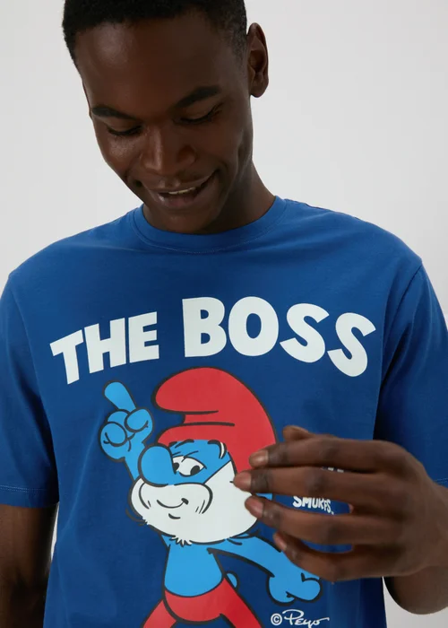 Smurfs Papa Blue T-Shirt - S Image 3