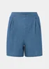 Blue Soft Demin Shorts - 8 Image 5
