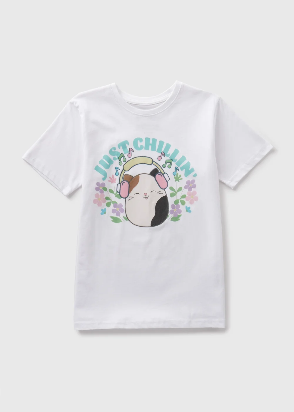 Squishmallow Kids White T-Shirt (5-12yrs) - 5-6 Yrs Image 1
