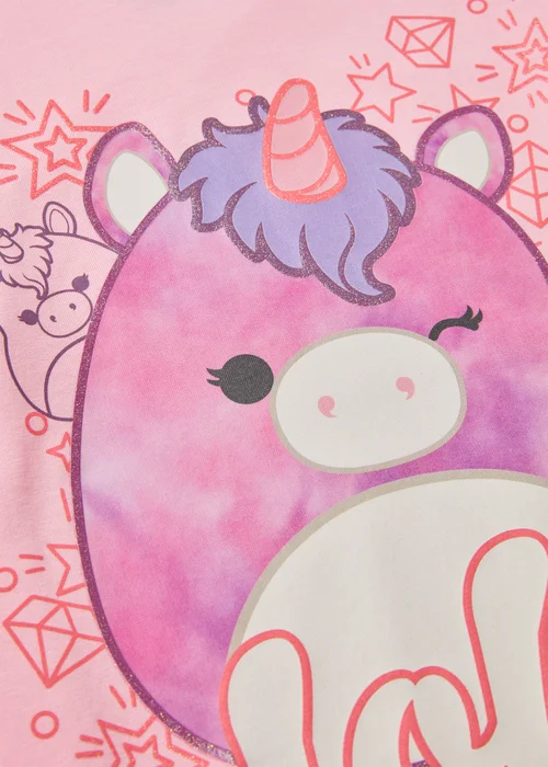 Squishmallows Girls Pink Lola T-Shirt (5-12yrs) - 7-8 Yrs Image 2
