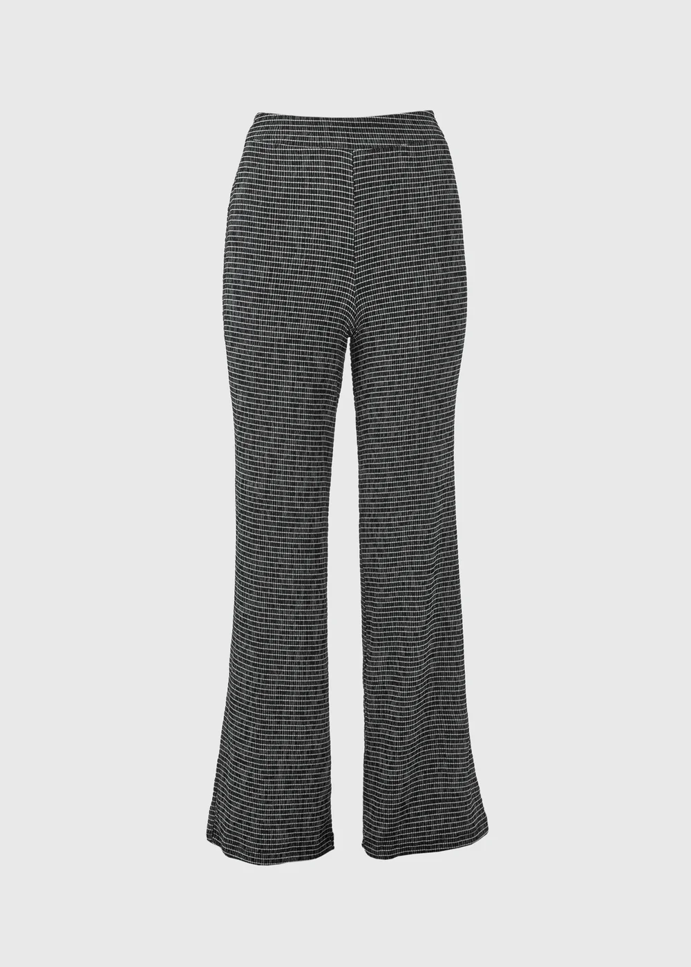 Black Mono Crinkle Co Ord Trousers - 8 Image 5
