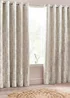Wylder Nature Sophia Floral Eyelet Curtains - 46W X 54D (117x137cm) Image 1