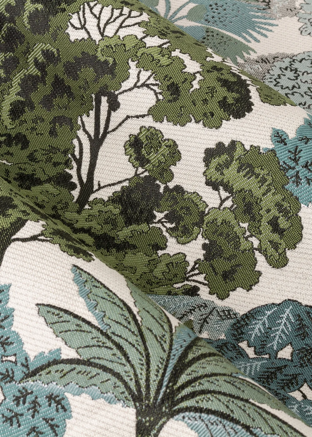 Wylder Nature Woodlands Floral Eyelet Curtains - 46W X 54D (117x137cm) Image 5