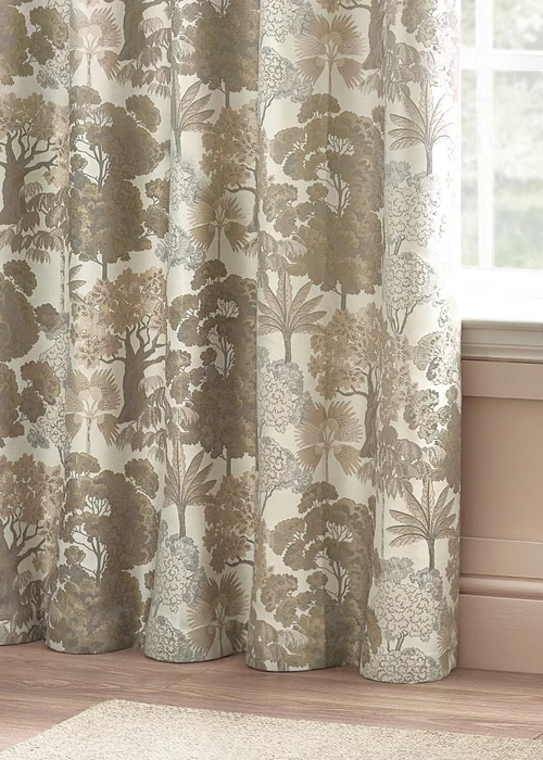 Wylder Nature Woodlands Floral Eyelet Curtains - 46W X 54D (117x137cm) Image 4