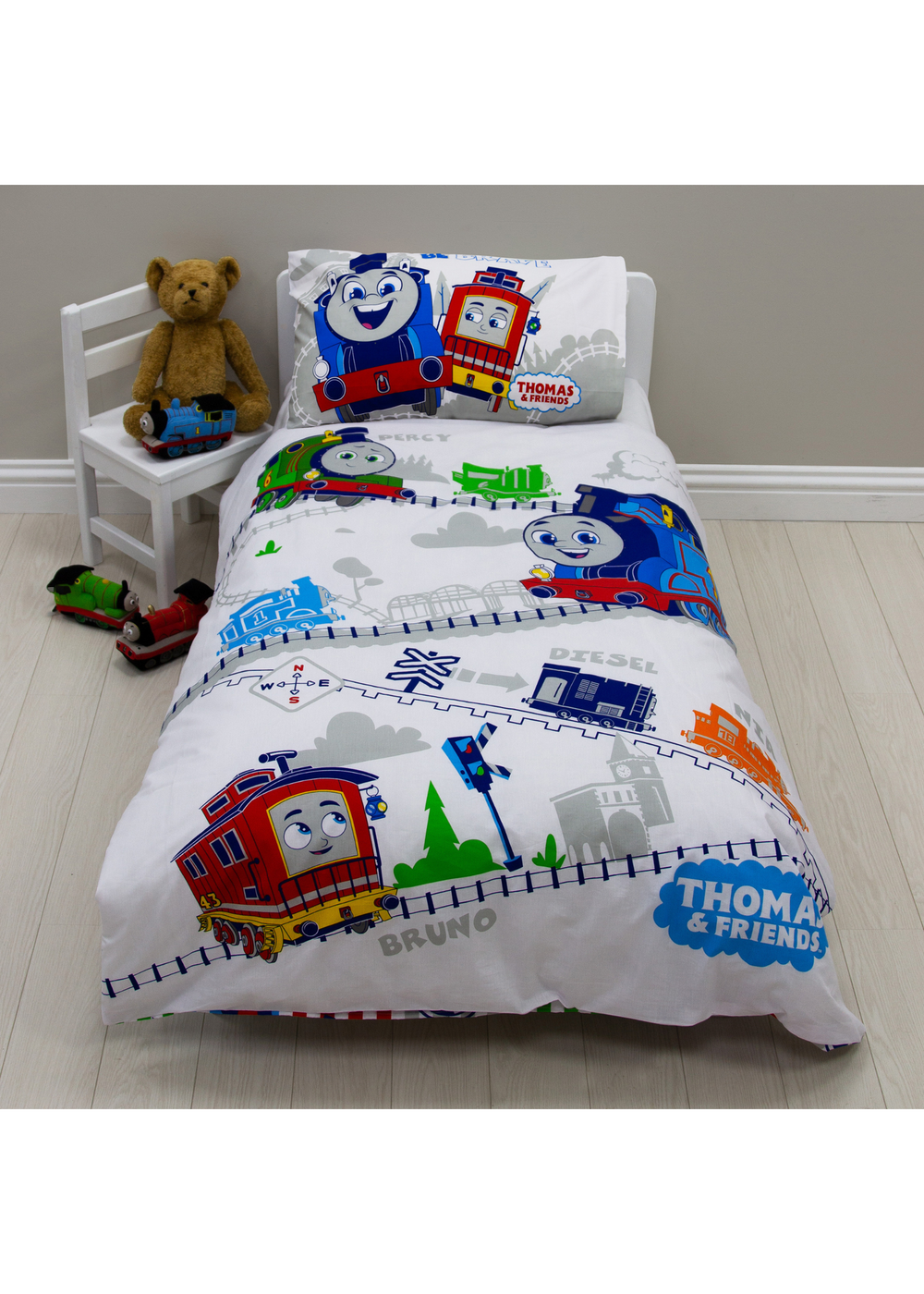Thomas All Aboard Junior Panel Duvet - Junior Image 1