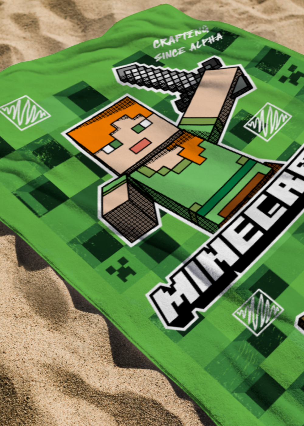 Minecraft Alpha Fun Towel - No Size Image 2