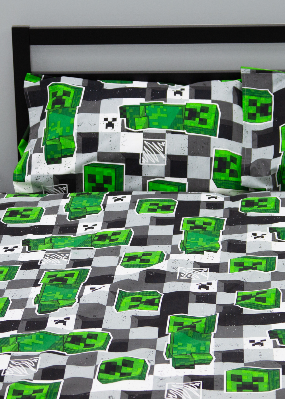Minecraft Block Check Double Panel Duvet - Double Image 4