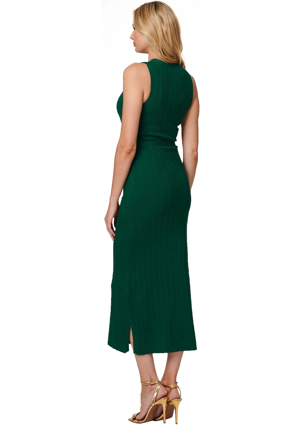 Izabel London Green Sleeveless Knit Shift Dress - 14 | Matalan Izabel London Green Sleeveless Knit Shift Dress - 14 | Matalan