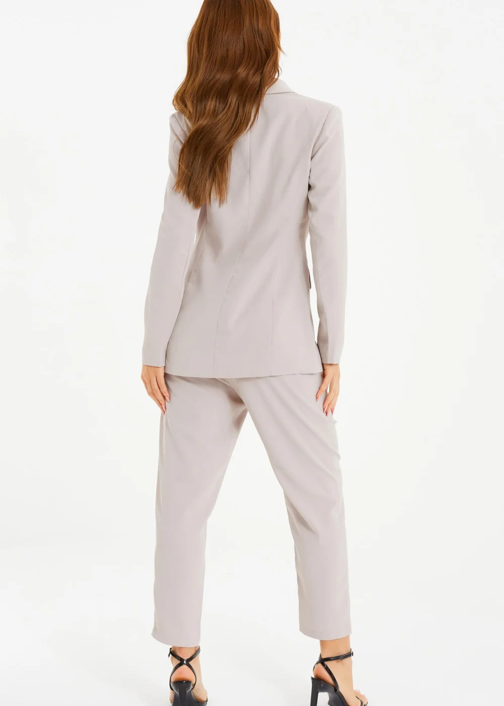 Quiz Stone High Waisted Tapered Trousers - 6 Image 2