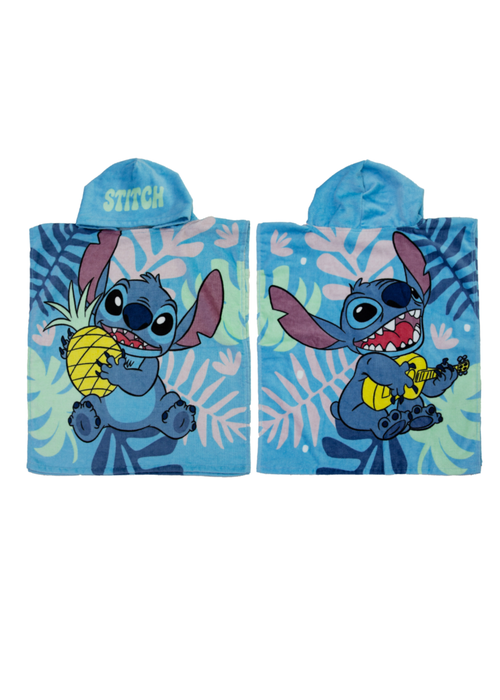 Disney Stitch Paradise Fun Poncho - One Size Image 1