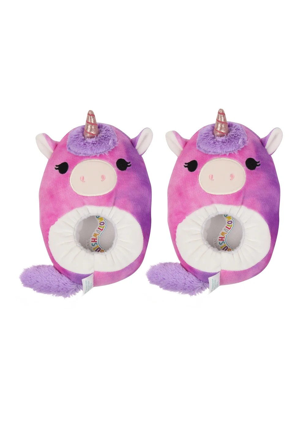 Kids Purple Squishmallows Lola Slippers (Younger 11-Older 7) - Size 4 - 5 Image 7