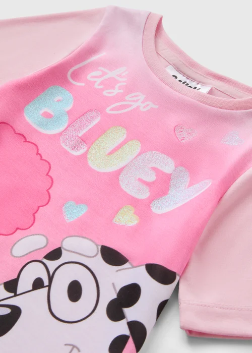 Bluey Girls Pink Nightie (18mths-6yrs) - Age 18 - 23 Months Image 2