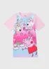 Peppa Pig Kids Pink Nightie (9mths-5yrs) - Age 9 - 12 Months Image 1