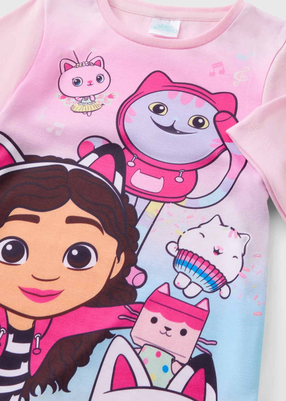 Gabby's Dollhouse Kids Pink Nightie (3-8yrs) - Age 3 Years Image 2