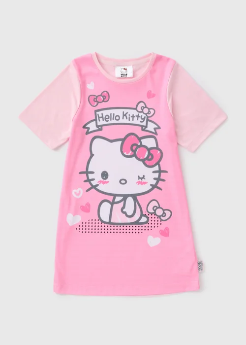 Hello Kitty Kids Pink Nightie (1-7yrs) - 1 half year to 2 Image 1