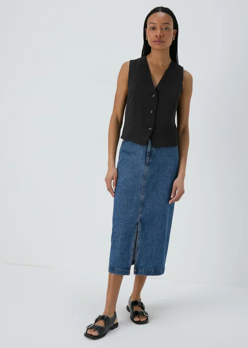 Et Vous Black Co Ord Suit Waistcoat - 8 Image 4