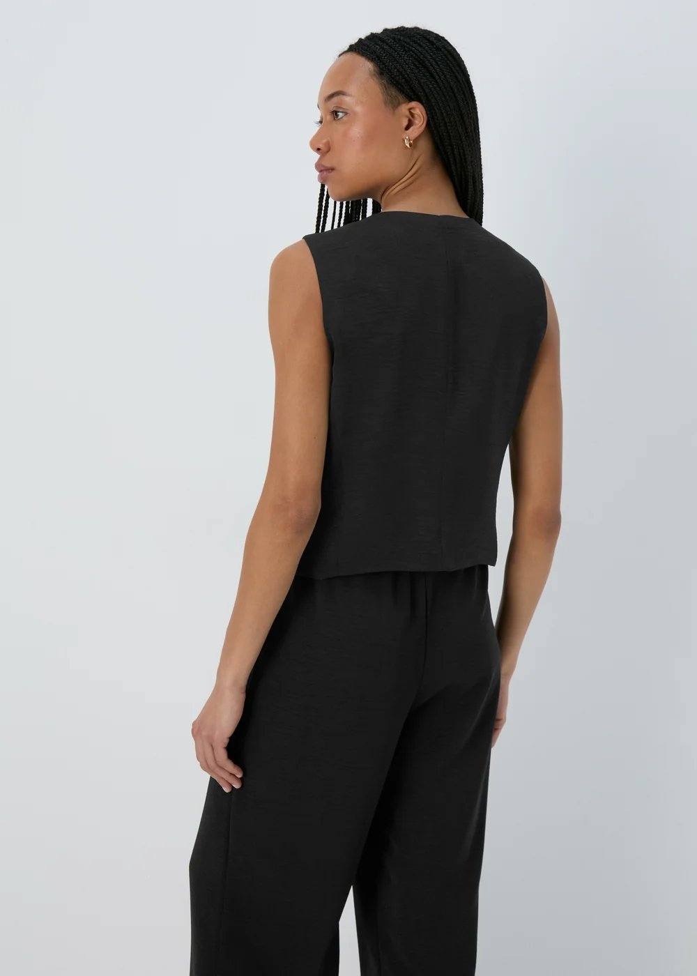 Et Vous Black Co Ord Suit Waistcoat - 8 Image 2