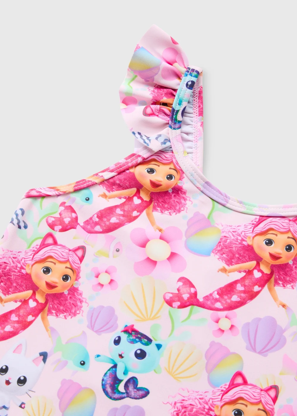 Gabby's Dollhouse Kids Pink Swimsuit (1-7yrs) - 1-1.5 Yrs Image 2