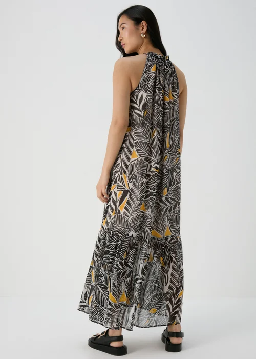 Et Vous Black Palm Printed Maxi Dress - 8 Image 2