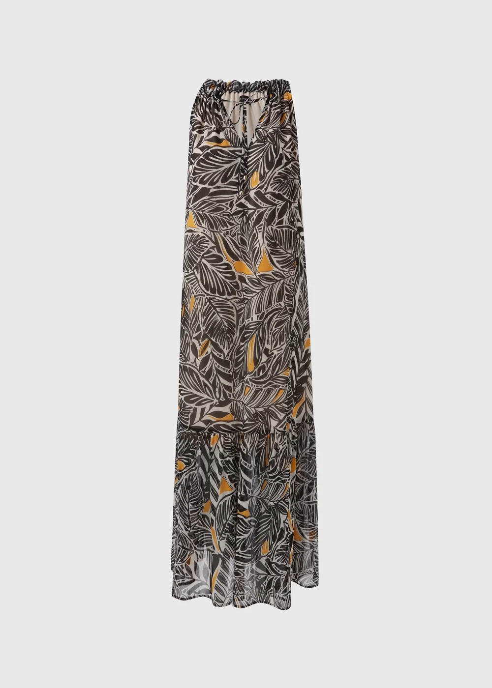 Et Vous Black Palm Printed Maxi Dress - 8 Image 5