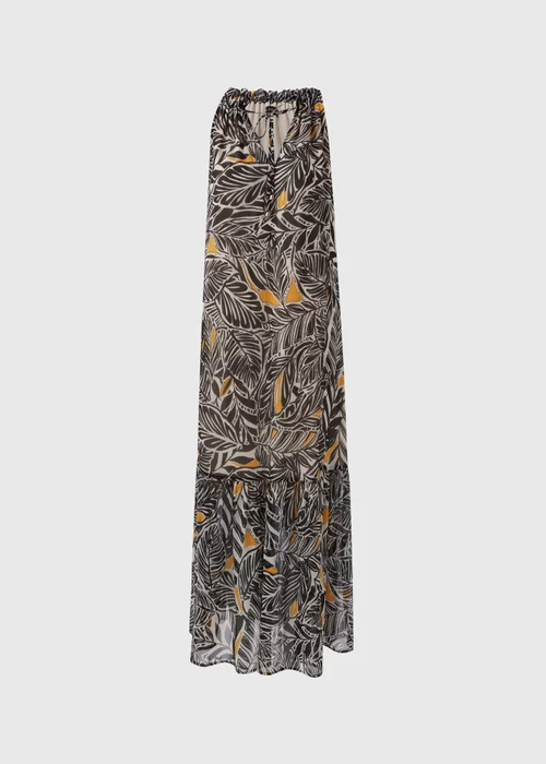 Et Vous Black Palm Printed Maxi Dress - 8 Image 5