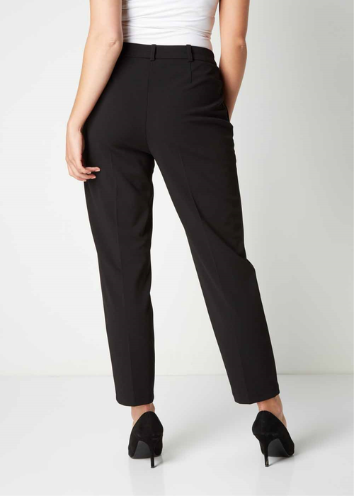 Roman Black Straight Leg Stretch Trouser - 6 Image 2