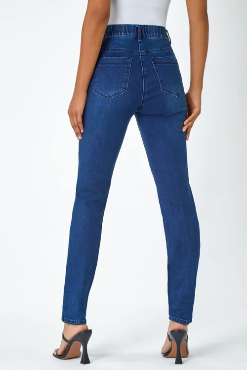 Roman Blue 31'' Denim Stretch Jegging - 6 Image 3