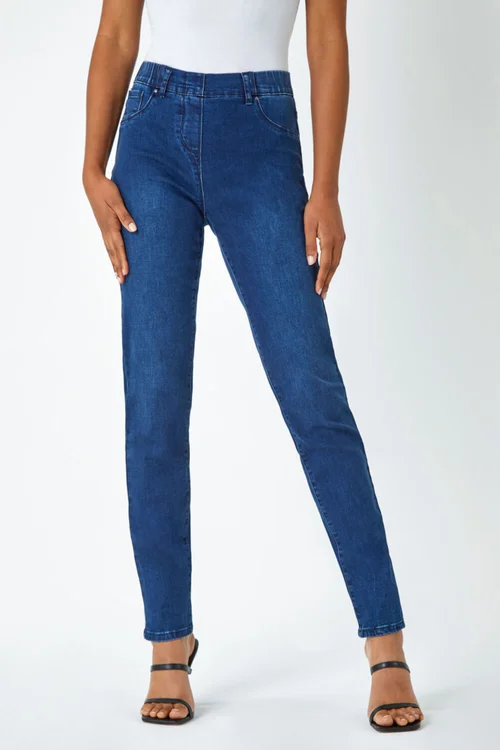 Roman Blue 31'' Denim Stretch Jegging - 6 Image 2