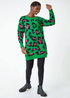 Roman Green Leopard Print Knitted Jumper Dress - 22 Image 2