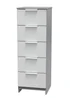 Ready Assembled Panama 5 Drawer Tallboy - One Size Image 2