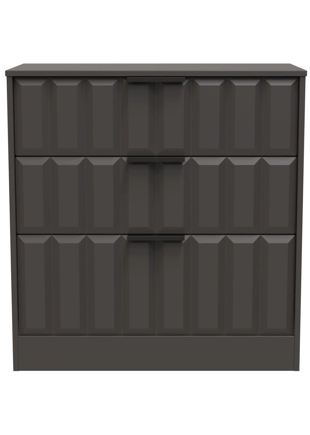 Ready Assembled Nevada 3 Drawer Deep Chest - One Size Image 1
