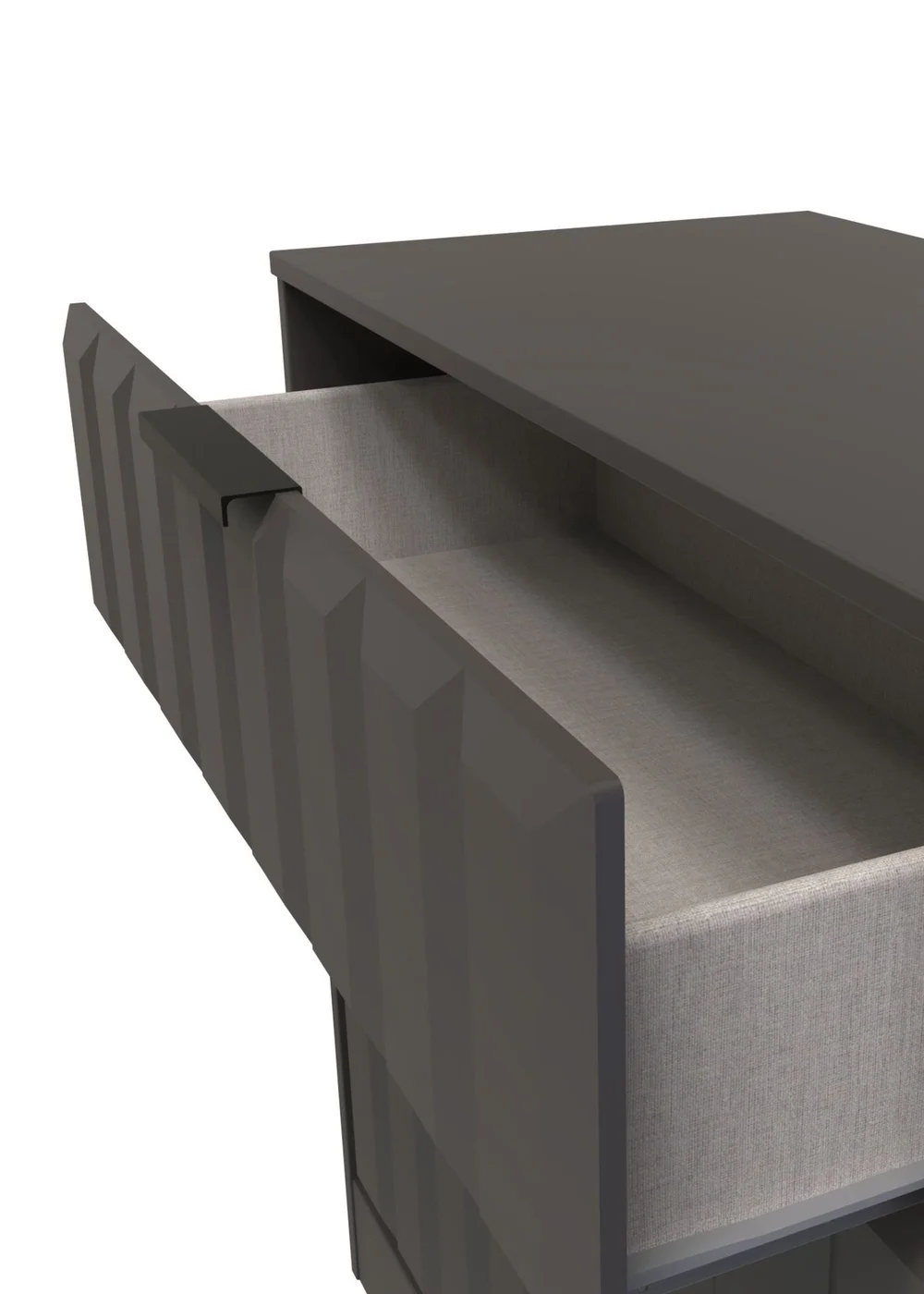 Ready Assembled Nevada 3 Drawer Deep Chest - One Size Image 4