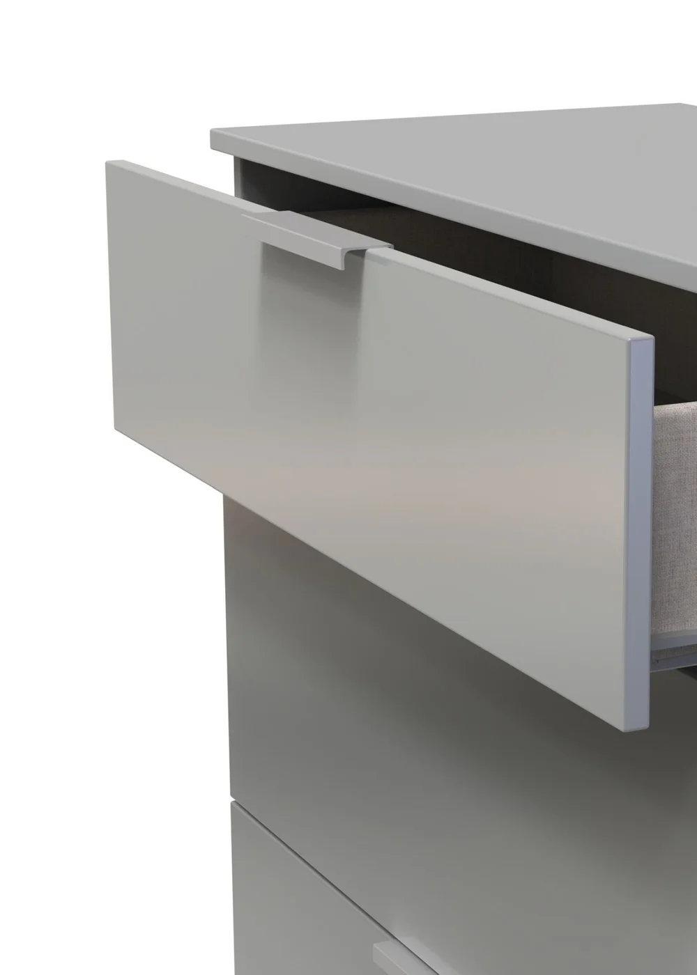 Ready Assembled Panama 3 Drawer Deep Chest - One Size Image 4