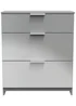 Ready Assembled Panama 3 Drawer Deep Chest - One Size Image 1