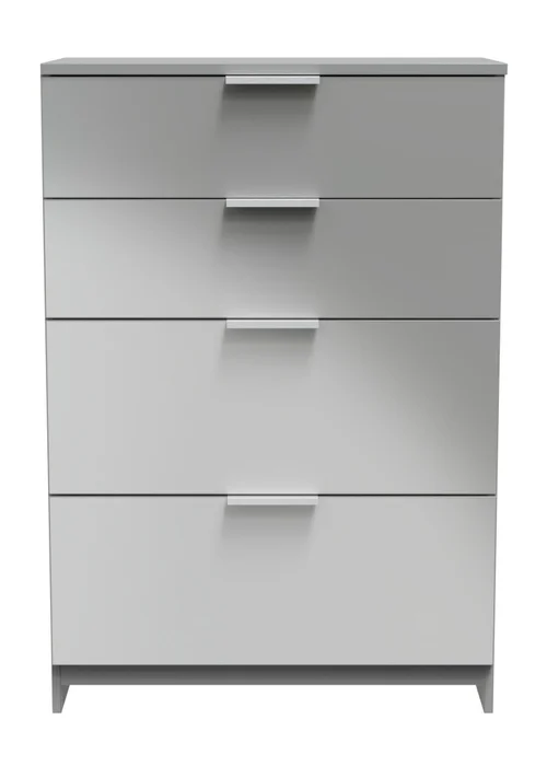 Ready Assembled Panama 4 Drawer Deep Chest - One Size Image 1